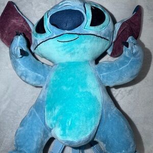 Disney Lilo & Stitch Plush Backpack - Blue NWT